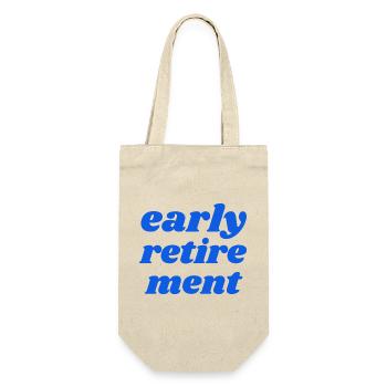 early retirement - Gift Bag for Bottles - nature - Front
