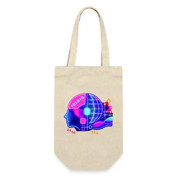 Merging AI and human intelligence - Gift Bag for Bottles - nature - Front