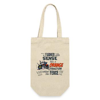 1475_A_Farmer_with_sense - Gift Bag for Bottles - nature - Front