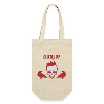 Lucky 07 Road Legend – Vintage Outlaw Design - Sac à bouteille - nature - Devant