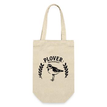 Passionné de pluviers Oiseau de rivage noir - Sac à bouteille - nature - Devant