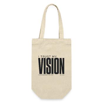 I Trust My Vision | Photographer's Edition - Gift Bag for Bottles - nature - Front