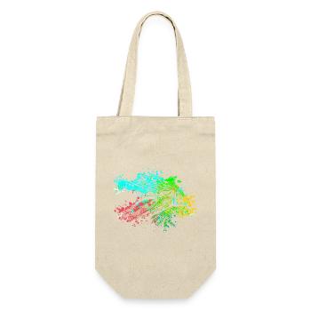 Art éclaboussé Crocodile sauvage - Sac à bouteille - nature - Devant