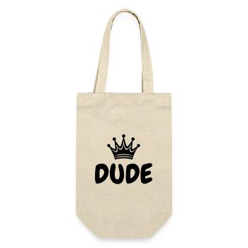 Dude Krone Hip Hop Rap Street Art (Noir) - Sac à bouteille - nature - Devant