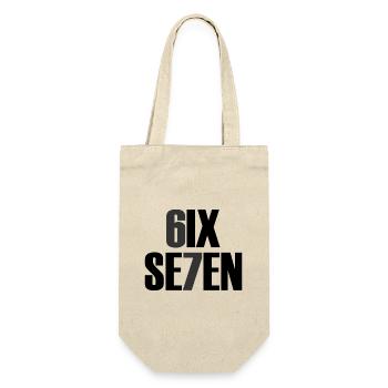 Six Seven - 67 - Meme - Basketball - 6-7 - Geschenkbeutel für Flaschen - Natur - Vorne