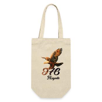 Mayotte 976 Aigle Organic Cotton Men's T-shirt - Gift Bag for Bottles - nature - Front