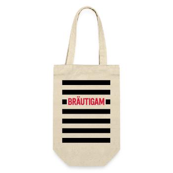 Groom - strip bachelor party - Gift Bag for Bottles - nature - Front