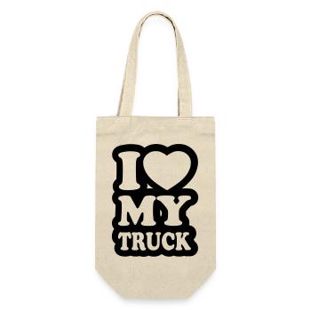 I love my truck - J'aime mon camion - Sac à bouteille - nature - Devant