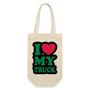 I love my truck - Gift Bag for Bottles - nature - Front