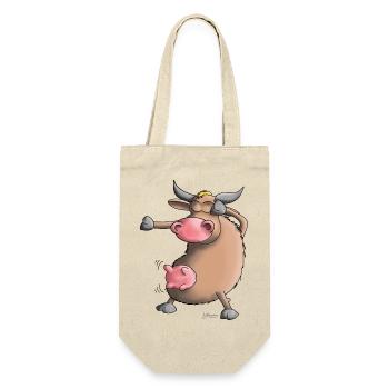 Funny Dab Dance - Cow - Dancing - Gift Bag for Bottles - nature - Front