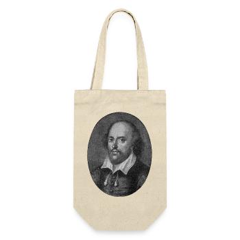 William Shakespeare - Geschenkbeutel für Flaschen - Natur - Vorne
