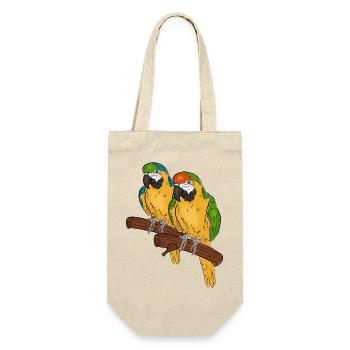 perroquets - Sac à bouteille - nature - Devant
