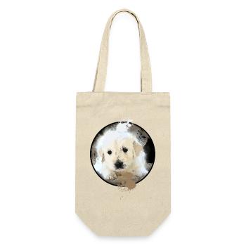 Golden Retriever Baby - Gift Bag for Bottles - nature - Front