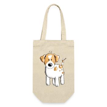 Funny Jack Russell dog cartoon - Gift Bag for Bottles - nature - Front