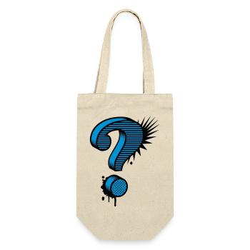 A question mark graffiti - Gift Bag for Bottles - nature - Front