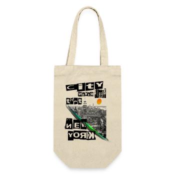 new York - Gift Bag for Bottles - nature - Front