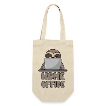 Homeoffice - Geschenkbeutel für Flaschen - Natur - Vorne