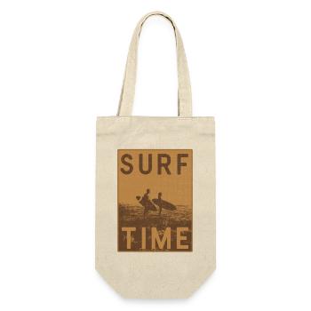 Surftime Vintage Poster - Gift Bag for Bottles - nature - Front