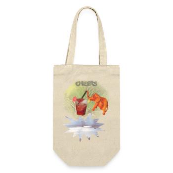 Canary Islands with their own touch - cocktail under palm trees! - Gift Bag for Bottles - nature - Front