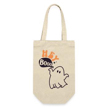 Hey booo - Geschenkbeutel für Flaschen - Natur - Vorne