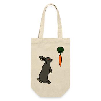 Bunnytised - Geschenkbeutel für Flaschen - Natur - Vorne