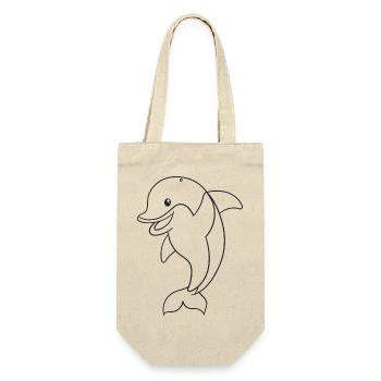 dolphin, mammal, gift, gift idea - Gift Bag for Bottles - nature - Front