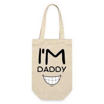 I ́m Daddy - Gift Bag for Bottles - nature - Front