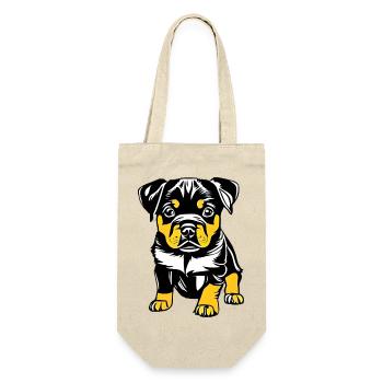 Rottweiler Dog Rottweiler Puppy Dog Puppy Dogs - Gift Bag for Bottles - nature - Front