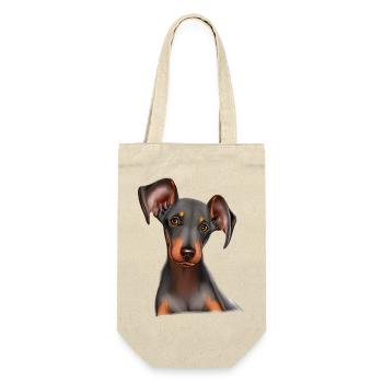 Doberman Chien Doberman Dresseur Doberman Chiot Doberman - Sac à bouteille - nature - Devant