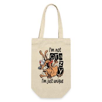Je ne suis pas fou, je suis juste unique - Sac à bouteille - nature - Devant