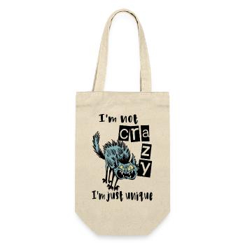 Je ne suis pas fou, je suis juste unique - Sac à bouteille - nature - Devant