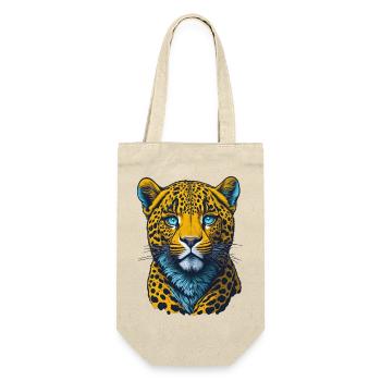 Leopard I Big Cat of the African Savannah I Gift - Gift Bag for Bottles - nature - Front
