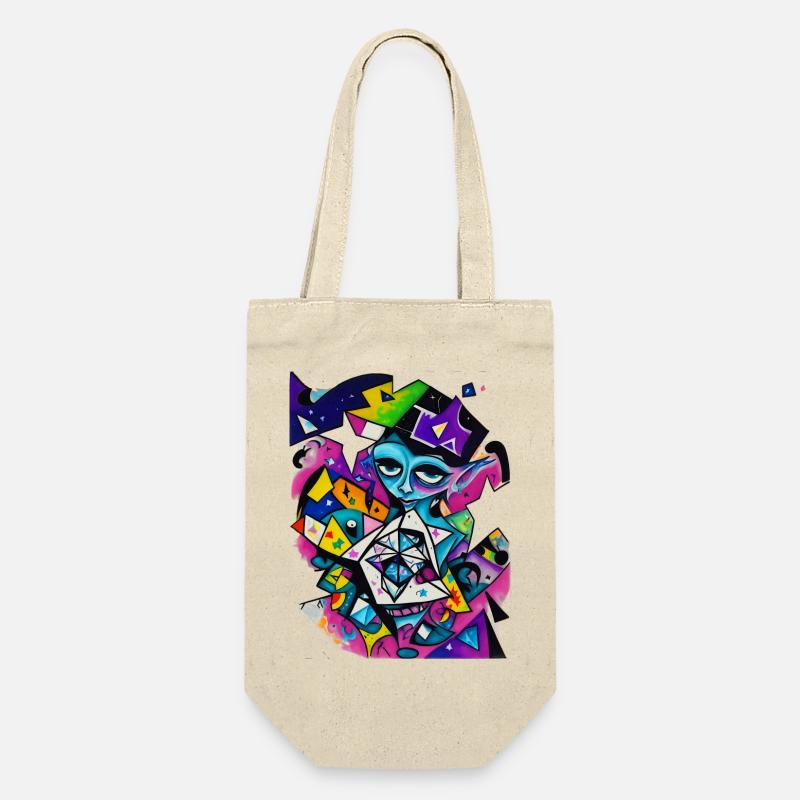 Graffiti - Gift Bag for Bottles - nature