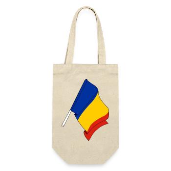 Flag Romania - Gift Bag for Bottles - nature - Front