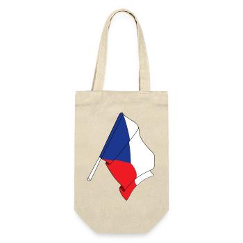 Flagge der Tschechischen Republik - Geschenkbeutel für Flaschen - Natur - Vorne