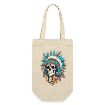 Chief of Chiefs - Geschenkbeutel für Flaschen - Natur - Vorne