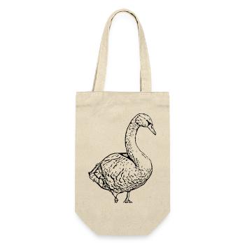 Cygne Canard noir Oiseau Oie - Sac à bouteille - nature - Devant