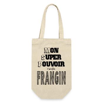 Mon Super Pouvoir Etre Frangin Frère - Sac à bouteille - nature - Devant