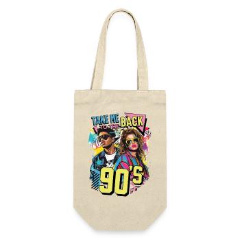 des années 90 des années 90 musique coloré fête carnaval costume - Sac à bouteille - nature - Devant