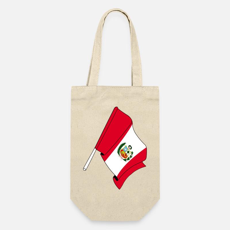 Drapeau Pérou - Sac à bouteille - nature
