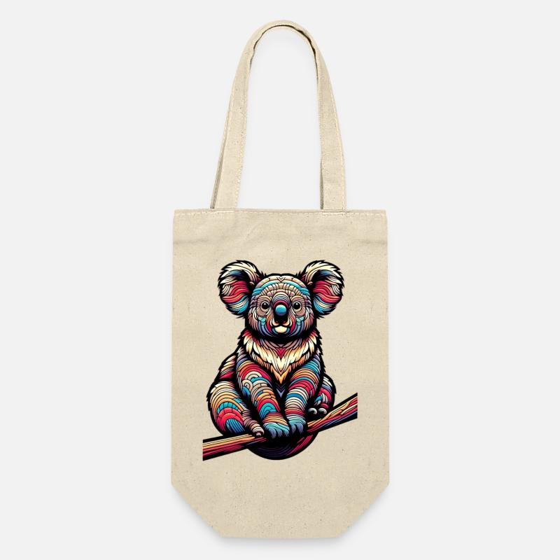 Koala - Geschenkbeutel für Flaschen - Natur