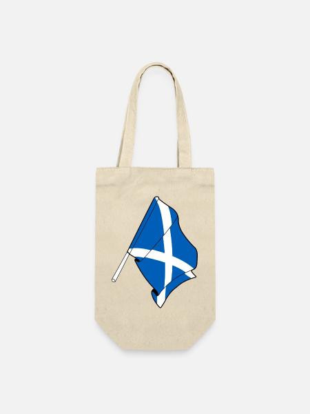 Flagge Schottland - Geschenkbeutel für Flaschen - Natur