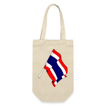 Flagge von Thailand - Geschenkbeutel für Flaschen - Natur - Vorne