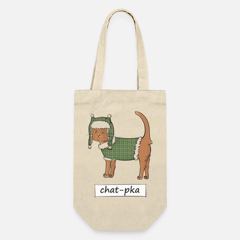 Chat-pka - Sac à bouteille - nature