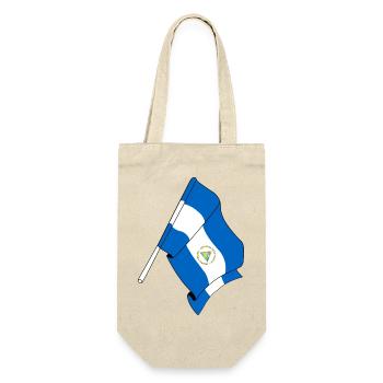 Flag Nicaragua - Gift Bag for Bottles - nature - Front