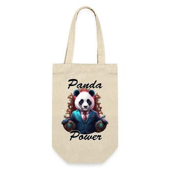 Panda / Animal / Zoo / Bambou / Sauvage / Enfantin - Sac à bouteille - nature - Devant