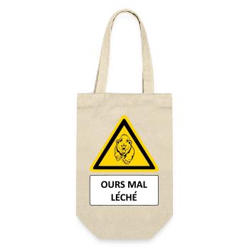 Ours mal léché - Sac à bouteille - nature - Devant
