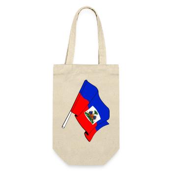 Drapeau Haïti - Sac à bouteille - nature - Devant