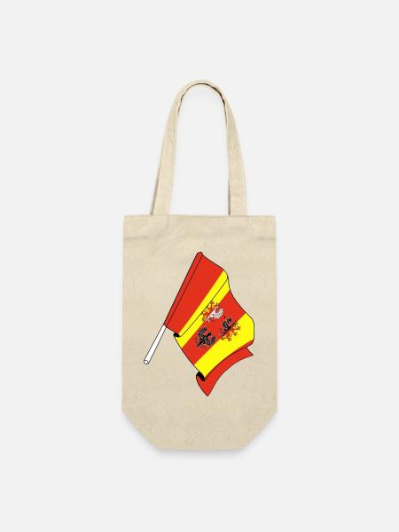 Flagge: Lodz, Polen - Geschenkbeutel für Flaschen - Natur