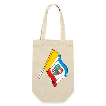Flag Holy Cross Poland - Gift Bag for Bottles - nature - Front